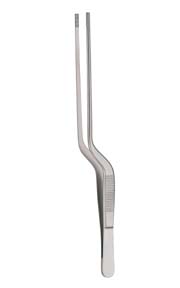 Cushing Bipolar Bayonet Forceps, 7 1/2" (19.0 Cm), 0.7 Mm Tip, Insulated